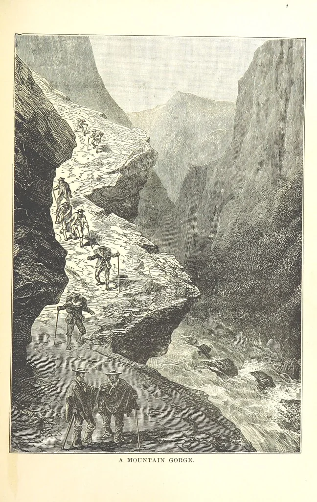 An illustration from The Life and Adventures of Kit Carson, the Nestor of the Rocky Mountains, etc, 1888, leaf 535