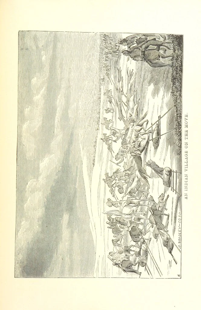 An illustration from The Life and Adventures of Kit Carson, the Nestor of the Rocky Mountains, etc, 1888, leaf 577