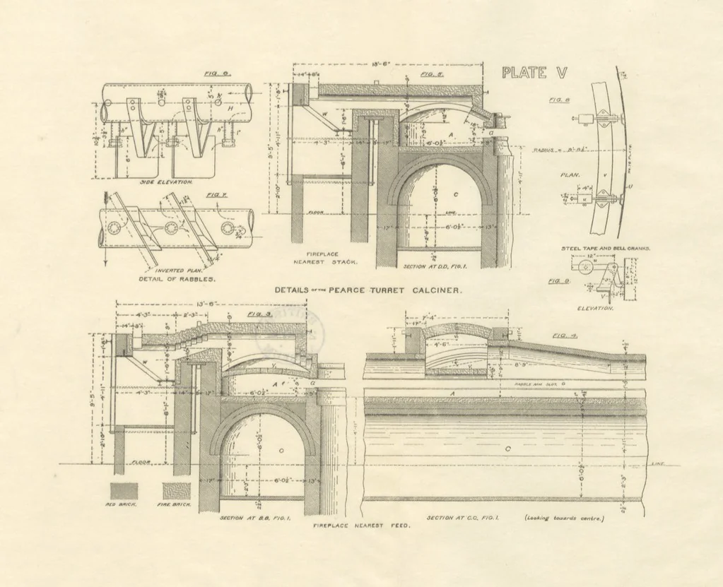 An illustration from Modern Copper Smelting ... Seventh edition ... enlarged, 1895, leaf 237