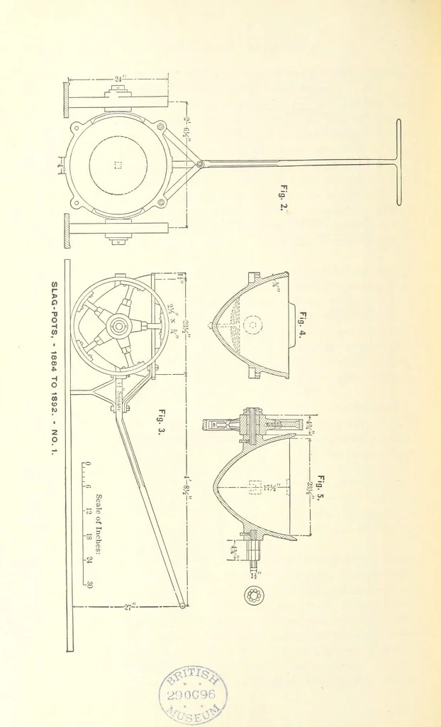 An illustration from Modern Copper Smelting ... Seventh edition ... enlarged, 1895, leaf 354