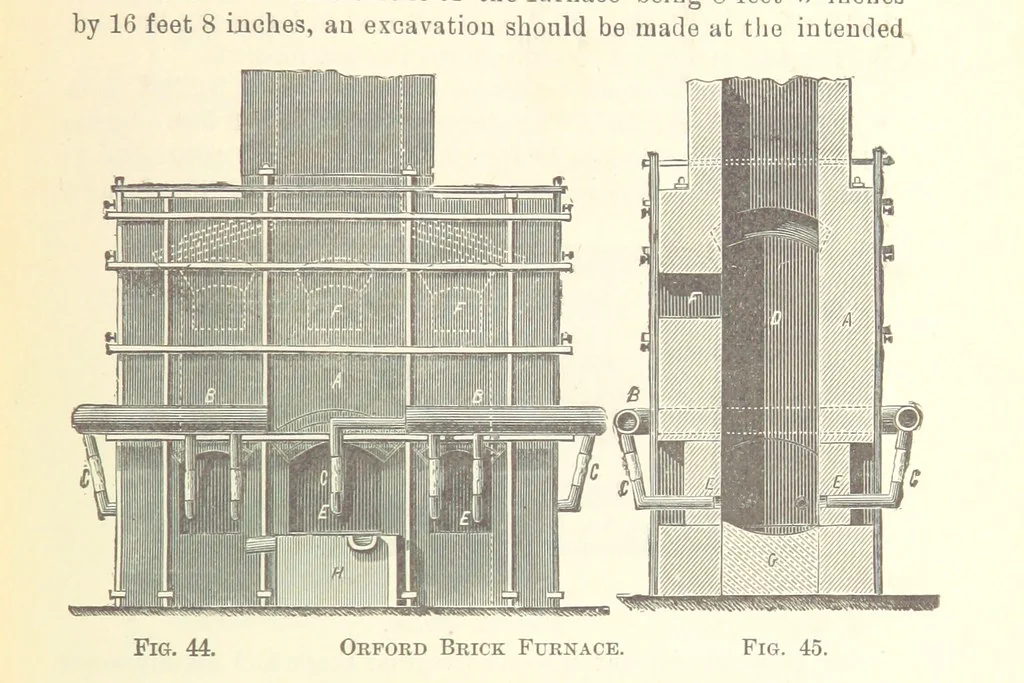 An illustration from Modern Copper Smelting ... Seventh edition ... enlarged, 1895, leaf 363