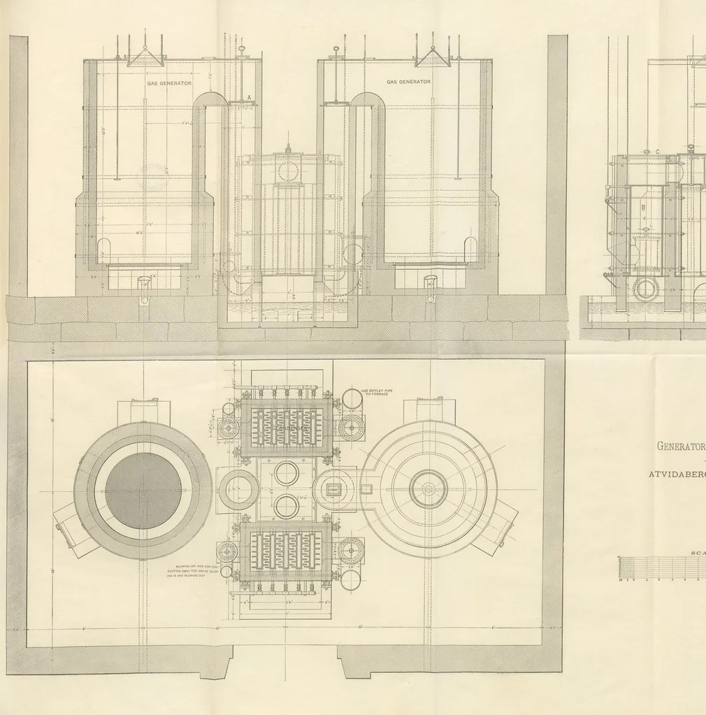 An illustration from Modern Copper Smelting ... Seventh edition ... enlarged, 1895, leaf 553