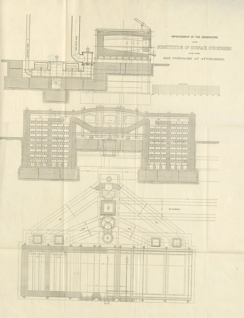 An illustration from Modern Copper Smelting ... Seventh edition ... enlarged, 1895, leaf 555