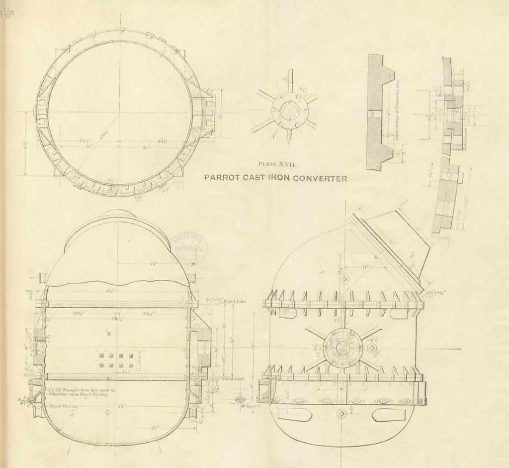 An illustration from Modern Copper Smelting ... Seventh edition ... enlarged, 1895, leaf 613
