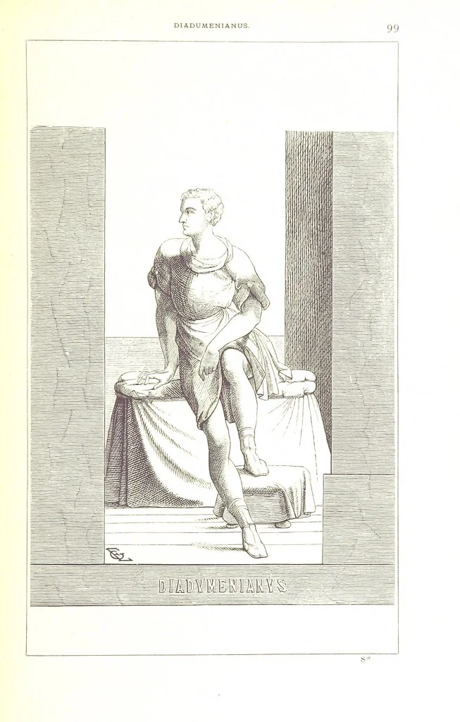 An illustration from Illustrirte Geschichte der Römischen Kaiser, von J. Caesar bis auf die Neuzeit ... Zeichnungen von E. Grünnes, etc, 1871, leaf 115