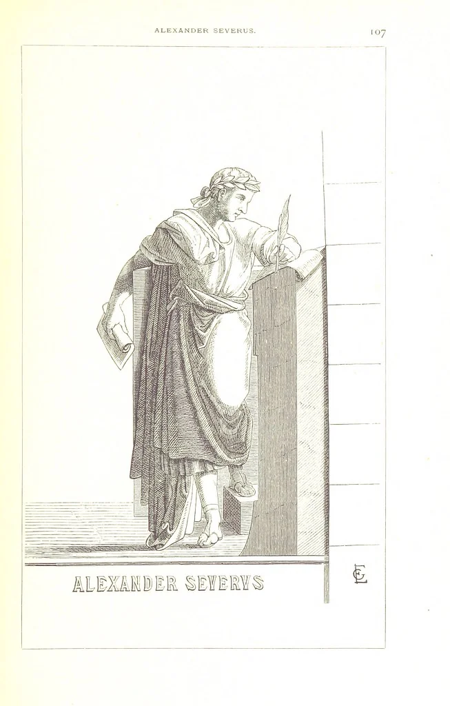 An illustration from Illustrirte Geschichte der Römischen Kaiser, von J. Caesar bis auf die Neuzeit ... Zeichnungen von E. Grünnes, etc, 1871, leaf 123