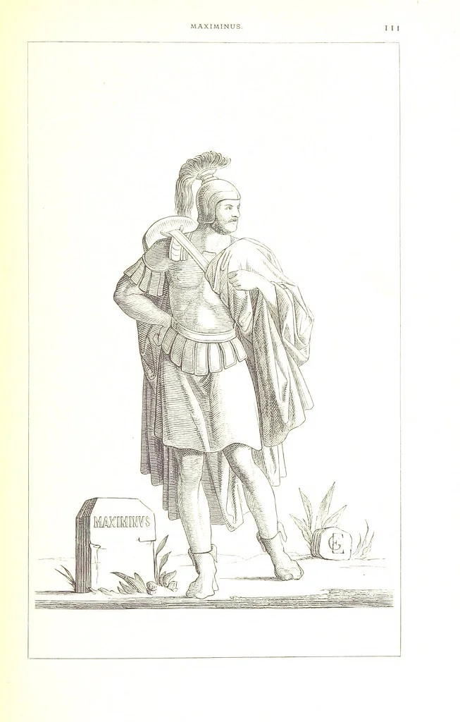 An illustration from Illustrirte Geschichte der Römischen Kaiser, von J. Caesar bis auf die Neuzeit ... Zeichnungen von E. Grünnes, etc, 1871, leaf 127