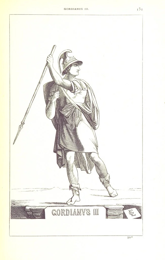 An illustration from Illustrirte Geschichte der Römischen Kaiser, von J. Caesar bis auf die Neuzeit ... Zeichnungen von E. Grünnes, etc, 1871, leaf 147