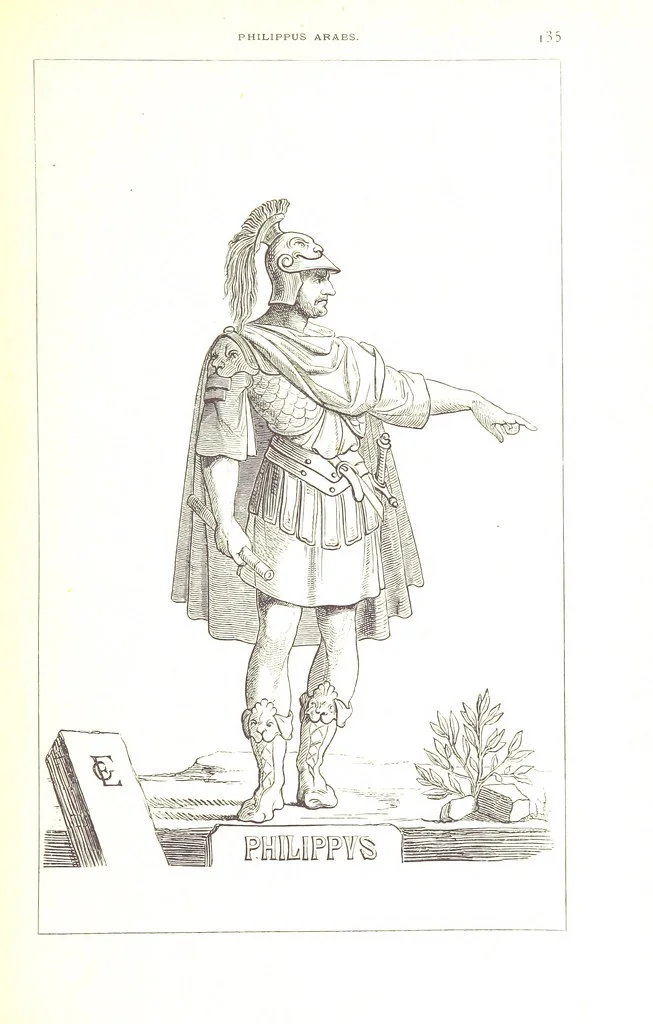 An illustration from Illustrirte Geschichte der Römischen Kaiser, von J. Caesar bis auf die Neuzeit ... Zeichnungen von E. Grünnes, etc, 1871, leaf 151