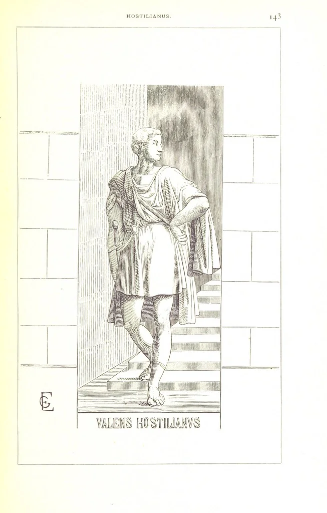 An illustration from Illustrirte Geschichte der Römischen Kaiser, von J. Caesar bis auf die Neuzeit ... Zeichnungen von E. Grünnes, etc, 1871, leaf 159