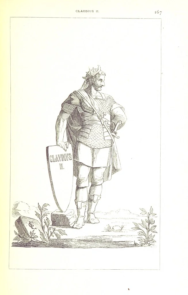 An illustration from Illustrirte Geschichte der Römischen Kaiser, von J. Caesar bis auf die Neuzeit ... Zeichnungen von E. Grünnes, etc, 1871, leaf 183