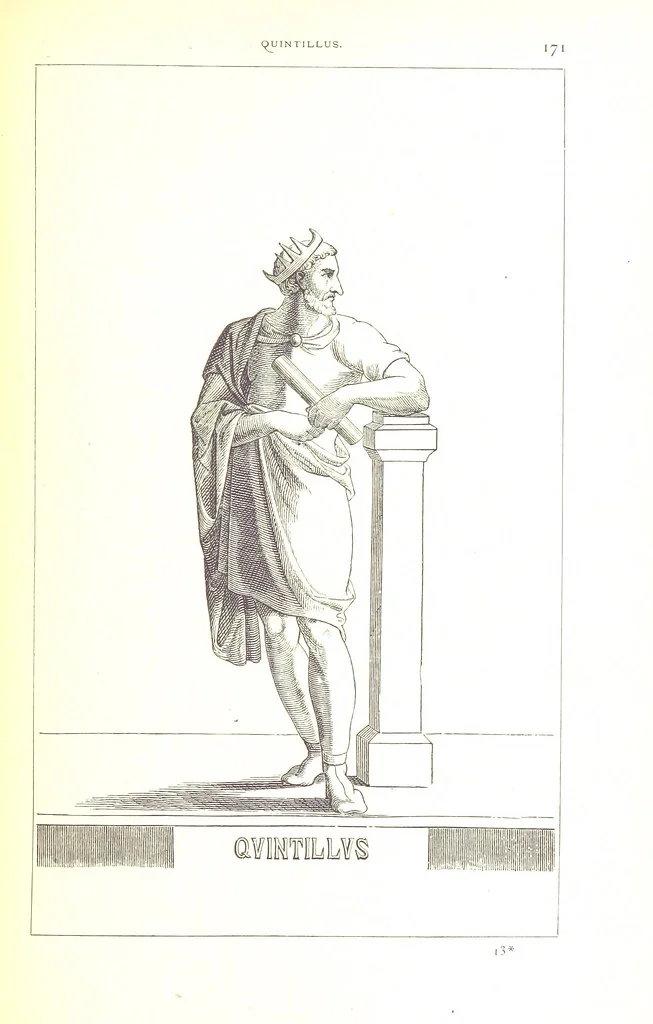 An illustration from Illustrirte Geschichte der Römischen Kaiser, von J. Caesar bis auf die Neuzeit ... Zeichnungen von E. Grünnes, etc, 1871, leaf 187