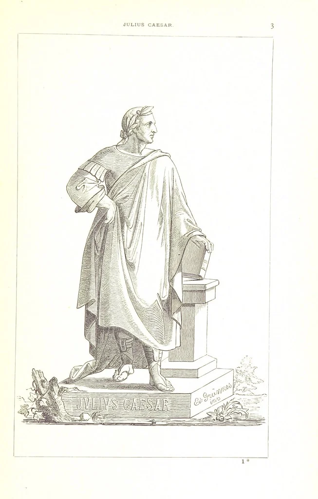 An illustration from Illustrirte Geschichte der Römischen Kaiser, von J. Caesar bis auf die Neuzeit ... Zeichnungen von E. Grünnes, etc, 1871, leaf 19