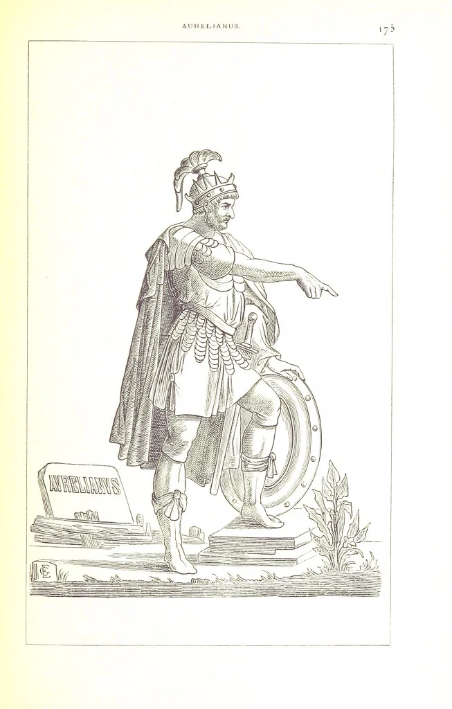 An illustration from Illustrirte Geschichte der Römischen Kaiser, von J. Caesar bis auf die Neuzeit ... Zeichnungen von E. Grünnes, etc, 1871, leaf 191