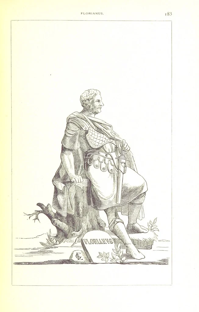 An illustration from Illustrirte Geschichte der Römischen Kaiser, von J. Caesar bis auf die Neuzeit ... Zeichnungen von E. Grünnes, etc, 1871, leaf 199