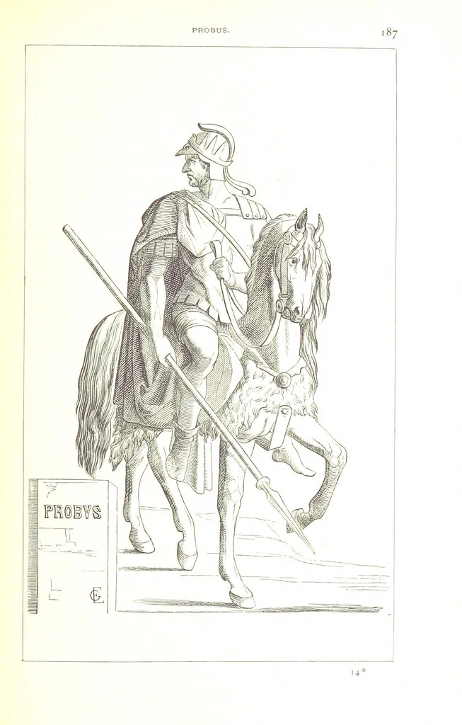 An illustration from Illustrirte Geschichte der Römischen Kaiser, von J. Caesar bis auf die Neuzeit ... Zeichnungen von E. Grünnes, etc, 1871, leaf 203