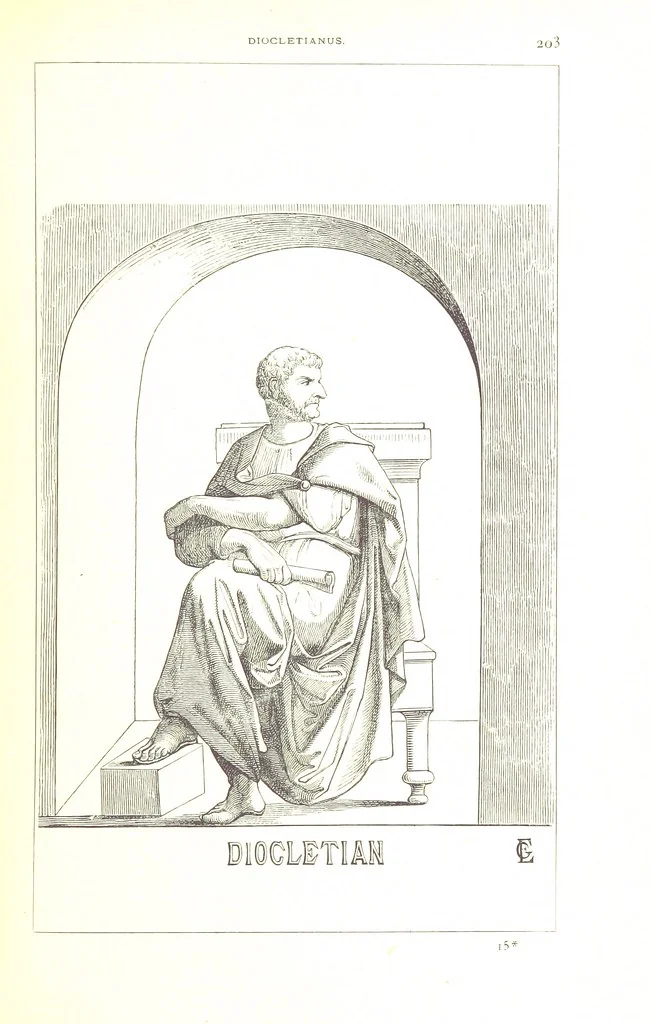 An illustration from Illustrirte Geschichte der Römischen Kaiser, von J. Caesar bis auf die Neuzeit ... Zeichnungen von E. Grünnes, etc, 1871, leaf 219