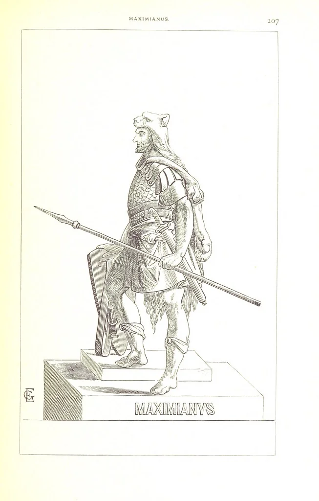 An illustration from Illustrirte Geschichte der Römischen Kaiser, von J. Caesar bis auf die Neuzeit ... Zeichnungen von E. Grünnes, etc, 1871, leaf 223