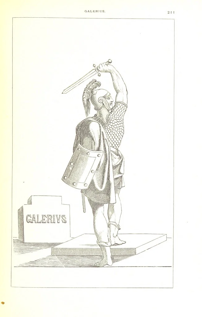 An illustration from Illustrirte Geschichte der Römischen Kaiser, von J. Caesar bis auf die Neuzeit ... Zeichnungen von E. Grünnes, etc, 1871, leaf 227