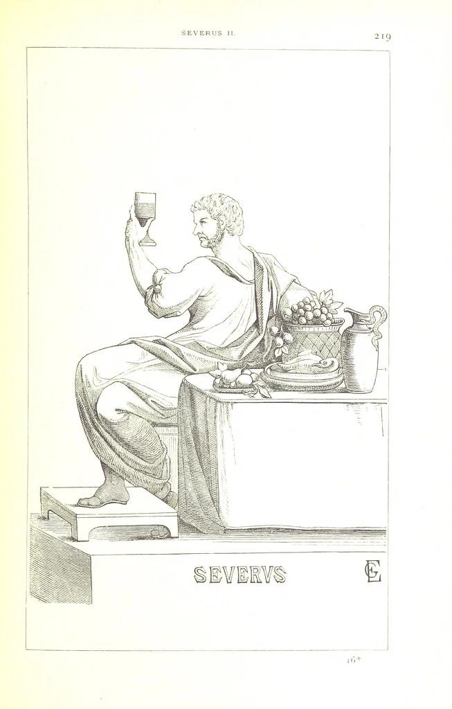 An illustration from Illustrirte Geschichte der Römischen Kaiser, von J. Caesar bis auf die Neuzeit ... Zeichnungen von E. Grünnes, etc, 1871, leaf 235