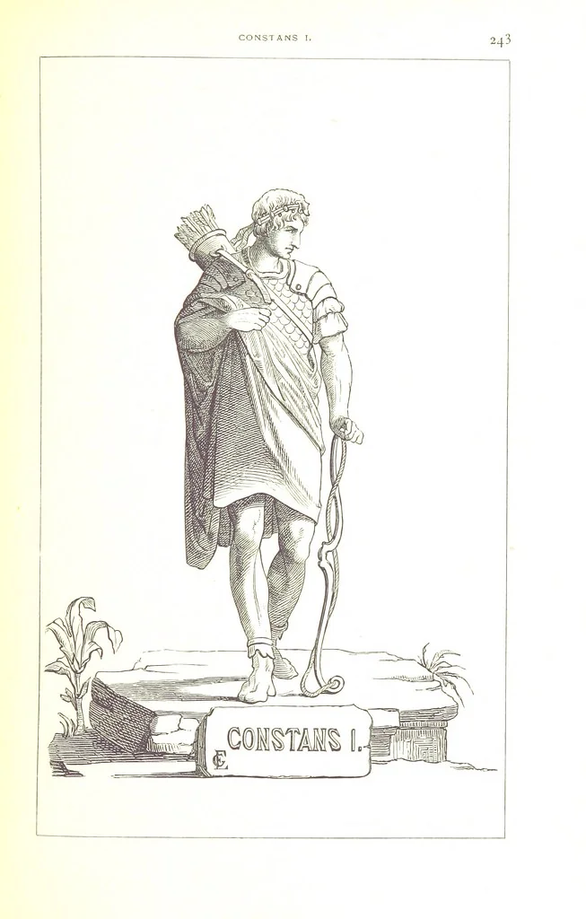 An illustration from Illustrirte Geschichte der Römischen Kaiser, von J. Caesar bis auf die Neuzeit ... Zeichnungen von E. Grünnes, etc, 1871, leaf 259