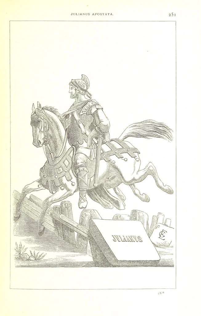 An illustration from Illustrirte Geschichte der Römischen Kaiser, von J. Caesar bis auf die Neuzeit ... Zeichnungen von E. Grünnes, etc, 1871, leaf 267