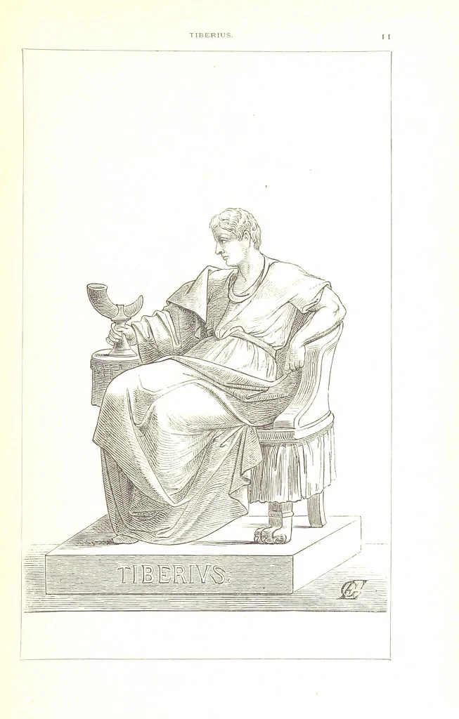 An illustration from Illustrirte Geschichte der Römischen Kaiser, von J. Caesar bis auf die Neuzeit ... Zeichnungen von E. Grünnes, etc, 1871, leaf 27