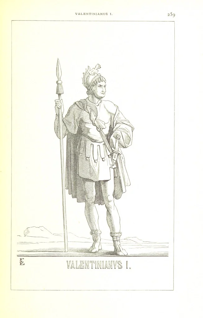 An illustration from Illustrirte Geschichte der Römischen Kaiser, von J. Caesar bis auf die Neuzeit ... Zeichnungen von E. Grünnes, etc, 1871, leaf 275