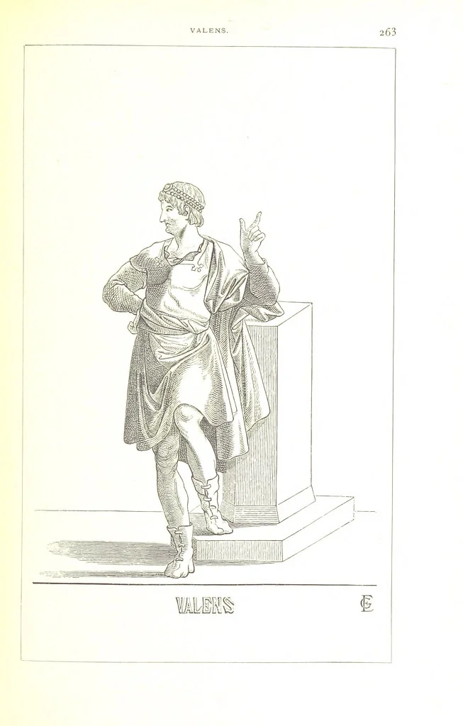 An illustration from Illustrirte Geschichte der Römischen Kaiser, von J. Caesar bis auf die Neuzeit ... Zeichnungen von E. Grünnes, etc, 1871, leaf 279