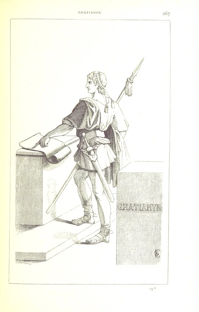 An illustration from Illustrirte Geschichte der Römischen Kaiser, von J. Caesar bis auf die Neuzeit ... Zeichnungen von E. Grünnes, etc, 1871, leaf 283