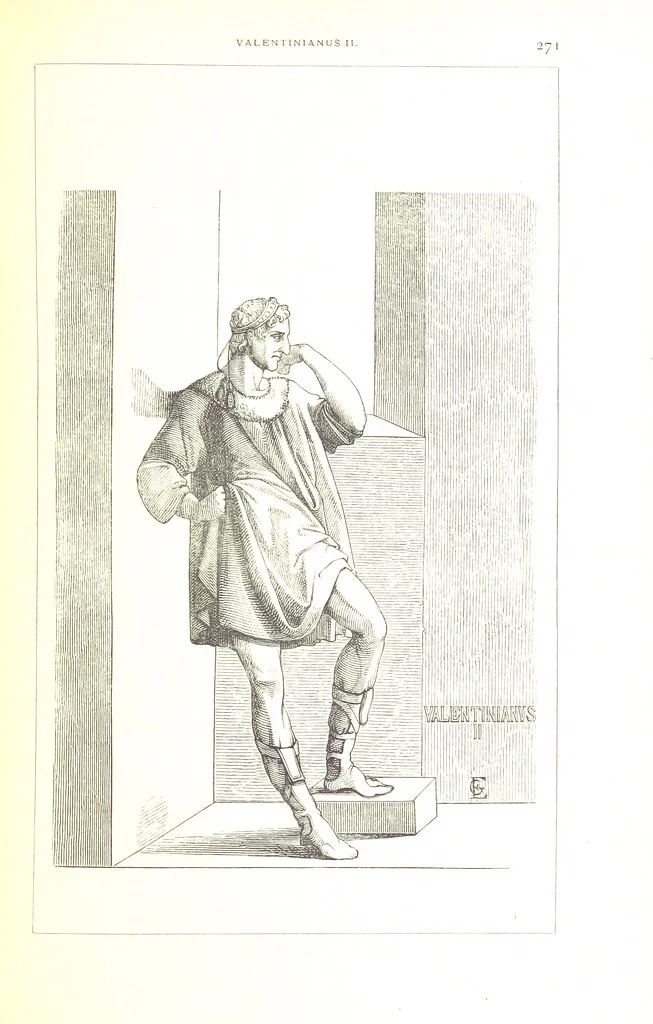 An illustration from Illustrirte Geschichte der Römischen Kaiser, von J. Caesar bis auf die Neuzeit ... Zeichnungen von E. Grünnes, etc, 1871, leaf 287