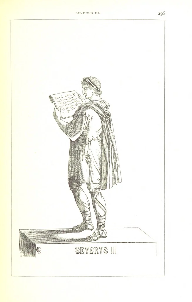 An illustration from Illustrirte Geschichte der Römischen Kaiser, von J. Caesar bis auf die Neuzeit ... Zeichnungen von E. Grünnes, etc, 1871, leaf 311