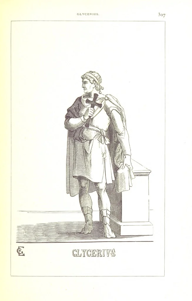 An illustration from Illustrirte Geschichte der Römischen Kaiser, von J. Caesar bis auf die Neuzeit ... Zeichnungen von E. Grünnes, etc, 1871, leaf 323