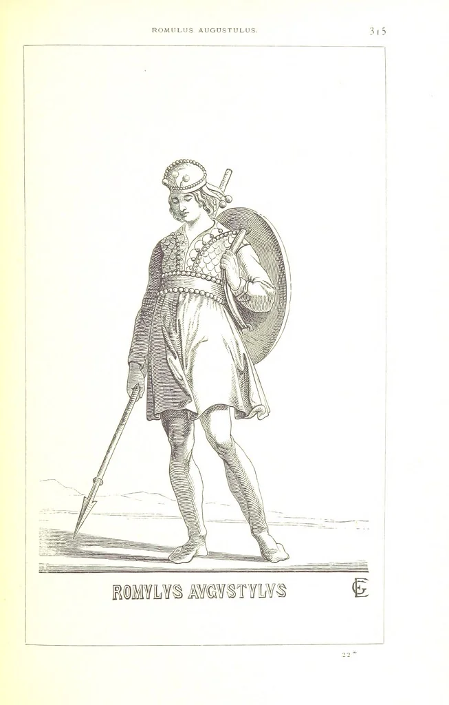 An illustration from Illustrirte Geschichte der Römischen Kaiser, von J. Caesar bis auf die Neuzeit ... Zeichnungen von E. Grünnes, etc, 1871, leaf 331