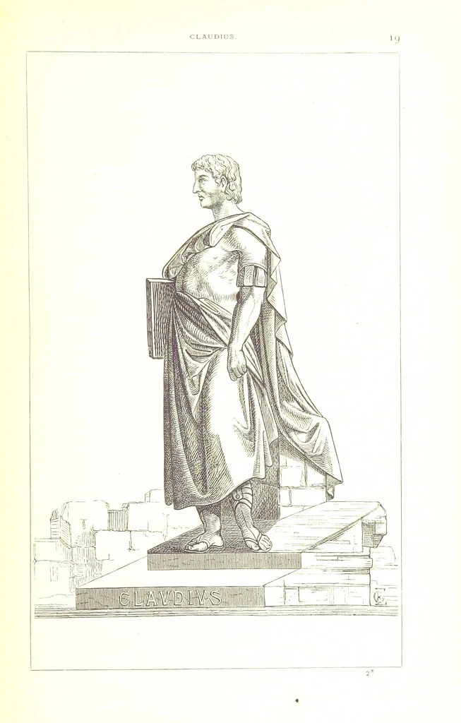 An illustration from Illustrirte Geschichte der Römischen Kaiser, von J. Caesar bis auf die Neuzeit ... Zeichnungen von E. Grünnes, etc, 1871, leaf 35
