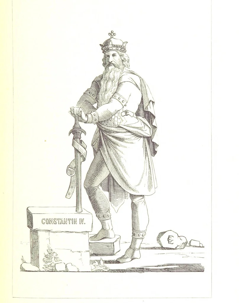 An illustration from Illustrirte Geschichte der Römischen Kaiser, von J. Caesar bis auf die Neuzeit ... Zeichnungen von E. Grünnes, etc, 1871, leaf 403