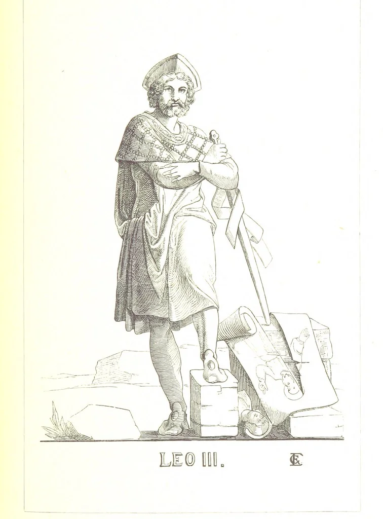 An illustration from Illustrirte Geschichte der Römischen Kaiser, von J. Caesar bis auf die Neuzeit ... Zeichnungen von E. Grünnes, etc, 1871, leaf 423