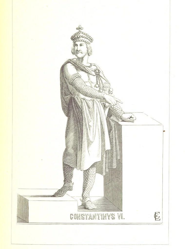 An illustration from Illustrirte Geschichte der Römischen Kaiser, von J. Caesar bis auf die Neuzeit ... Zeichnungen von E. Grünnes, etc, 1871, leaf 435