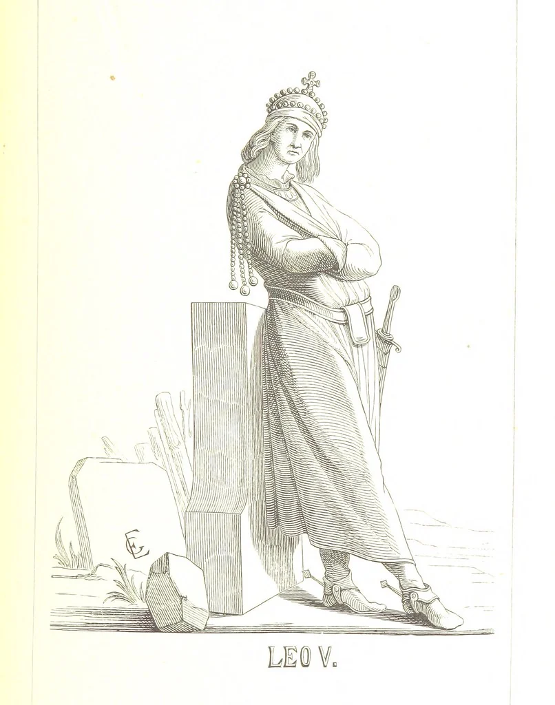 An illustration from Illustrirte Geschichte der Römischen Kaiser, von J. Caesar bis auf die Neuzeit ... Zeichnungen von E. Grünnes, etc, 1871, leaf 447