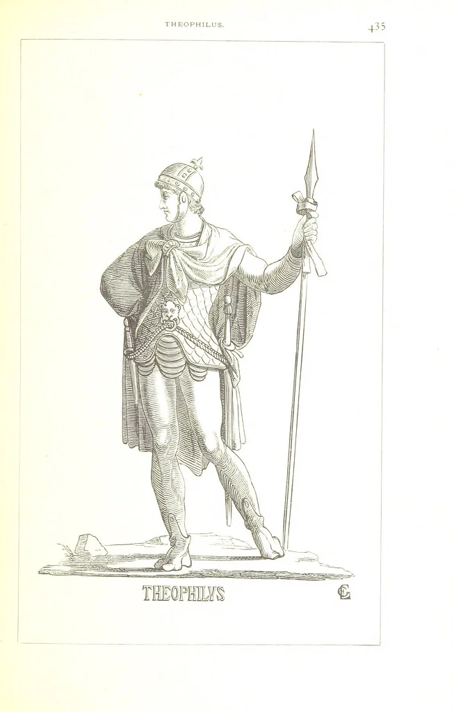 An illustration from Illustrirte Geschichte der Römischen Kaiser, von J. Caesar bis auf die Neuzeit ... Zeichnungen von E. Grünnes, etc, 1871, leaf 455