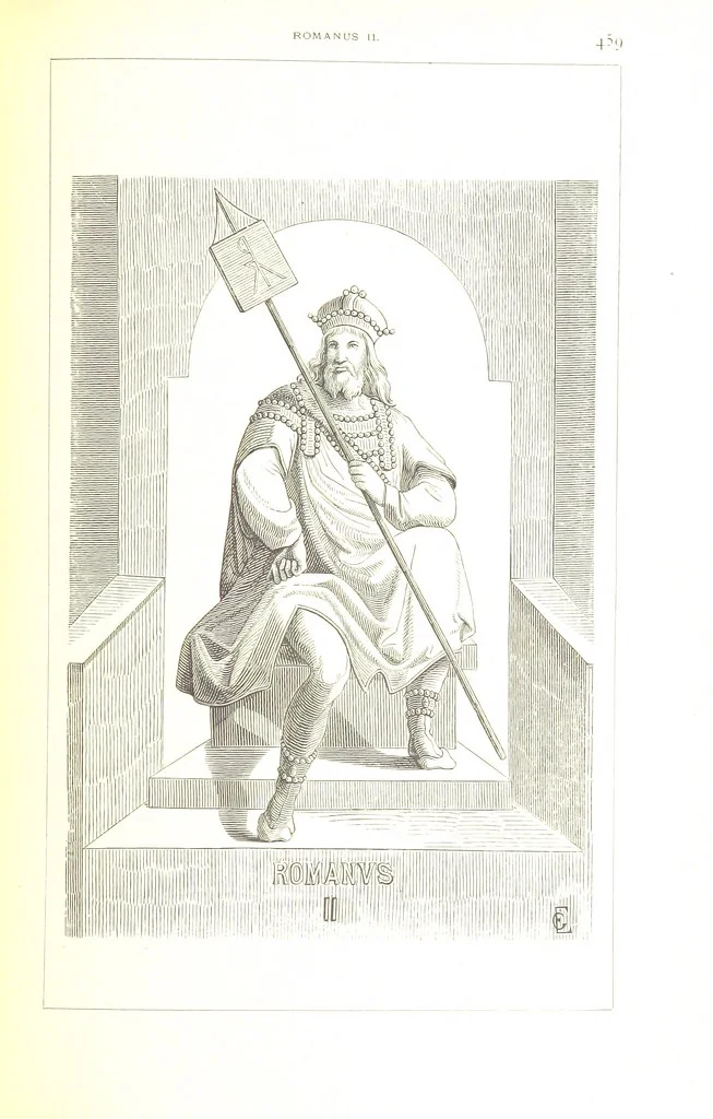 An illustration from Illustrirte Geschichte der Römischen Kaiser, von J. Caesar bis auf die Neuzeit ... Zeichnungen von E. Grünnes, etc, 1871, leaf 479