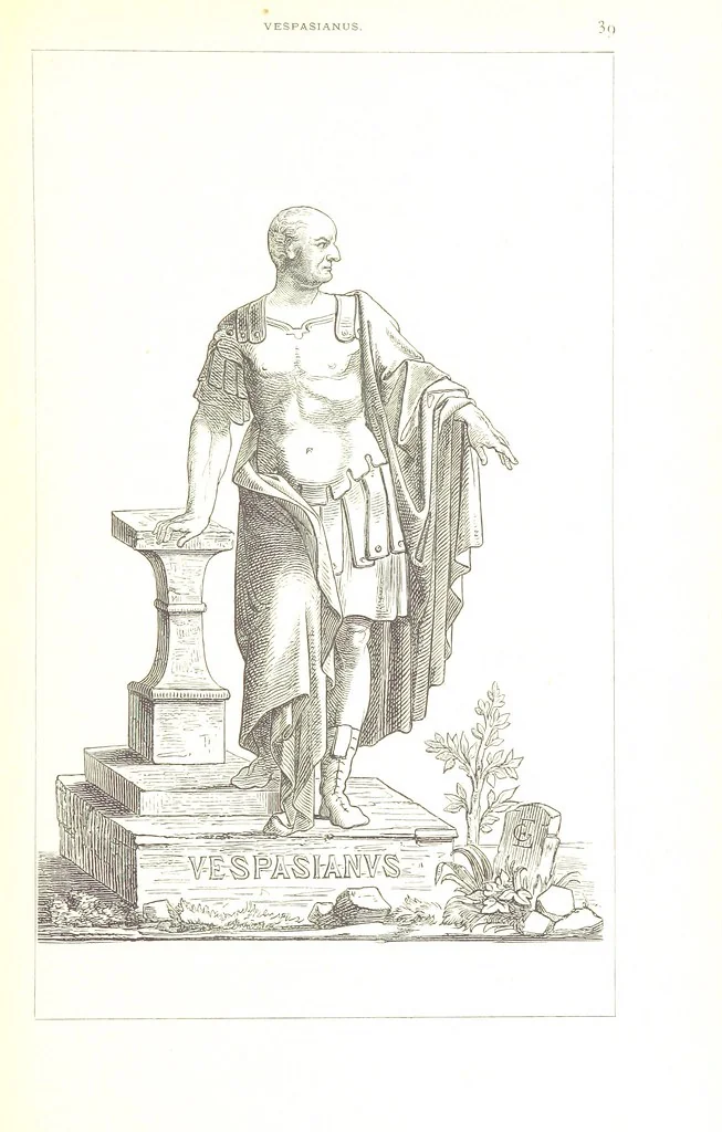 An illustration from Illustrirte Geschichte der Römischen Kaiser, von J. Caesar bis auf die Neuzeit ... Zeichnungen von E. Grünnes, etc, 1871, leaf 55