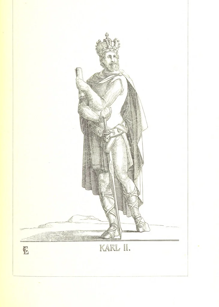 An illustration from Illustrirte Geschichte der Römischen Kaiser, von J. Caesar bis auf die Neuzeit ... Zeichnungen von E. Grünnes, etc, 1871, leaf 581