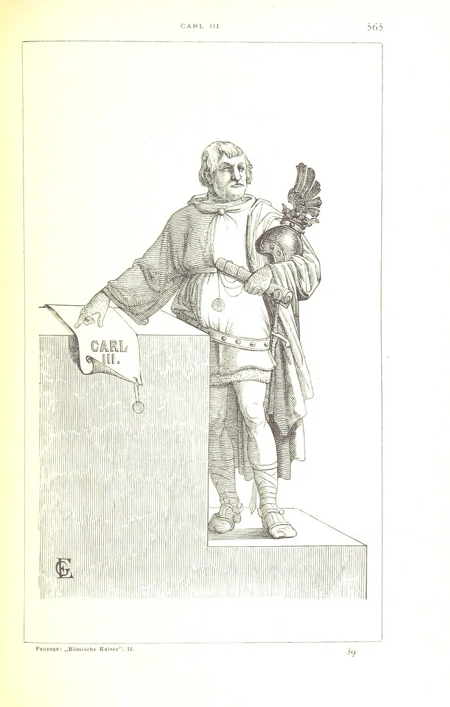An illustration from Illustrirte Geschichte der Römischen Kaiser, von J. Caesar bis auf die Neuzeit ... Zeichnungen von E. Grünnes, etc, 1871, leaf 585