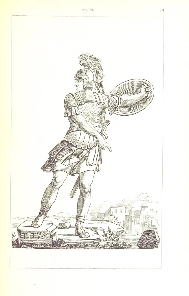 An illustration from Illustrirte Geschichte der Römischen Kaiser, von J. Caesar bis auf die Neuzeit ... Zeichnungen von E. Grünnes, etc, 1871, leaf 59
