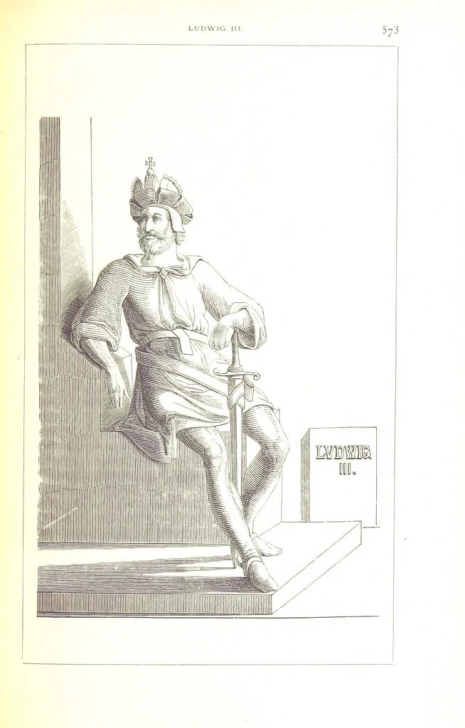 An illustration from Illustrirte Geschichte der Römischen Kaiser, von J. Caesar bis auf die Neuzeit ... Zeichnungen von E. Grünnes, etc, 1871, leaf 593