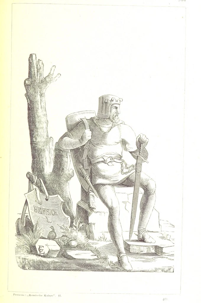 An illustration from Illustrirte Geschichte der Römischen Kaiser, von J. Caesar bis auf die Neuzeit ... Zeichnungen von E. Grünnes, etc, 1871, leaf 601