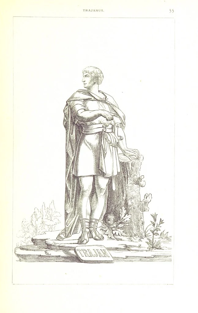 An illustration from Illustrirte Geschichte der Römischen Kaiser, von J. Caesar bis auf die Neuzeit ... Zeichnungen von E. Grünnes, etc, 1871, leaf 71