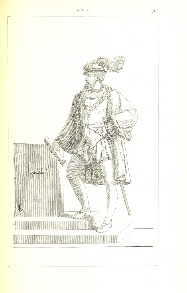 An illustration from Illustrirte Geschichte der Römischen Kaiser, von J. Caesar bis auf die Neuzeit ... Zeichnungen von E. Grünnes, etc, 1871, leaf 725