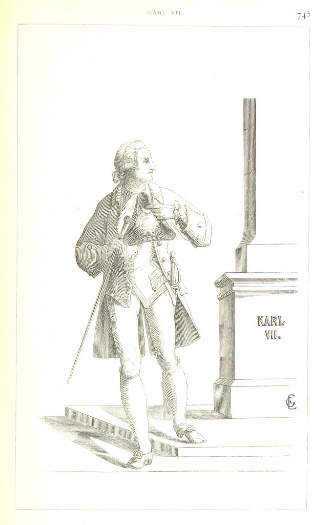 An illustration from Illustrirte Geschichte der Römischen Kaiser, von J. Caesar bis auf die Neuzeit ... Zeichnungen von E. Grünnes, etc, 1871, leaf 765